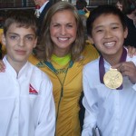 With Swimmer, Libby Tricket